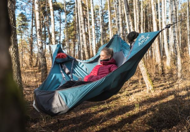 Amok Equipment - Draumr 5.0 hammock; Fjøl sleeping pad; Skjold 10