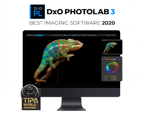 DxO PhotoLab 3 was awarded the 2020 TIPA Award for Best Imaging Software