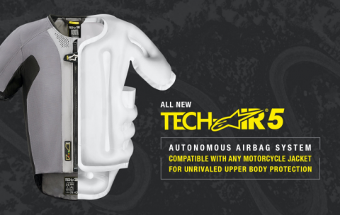 ALPINESTARS – LAUNCHES TECH-AIR® 5: THE NEW GENERATION OF AUTONOMOUS ELECTRONIC AIRBAG SYSTEMS