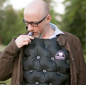 Lightweight inflatable Air Gillet by Exotogg