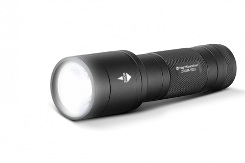 Nightsearcher ZOOM 500 Spot-to-Flood Flashlight