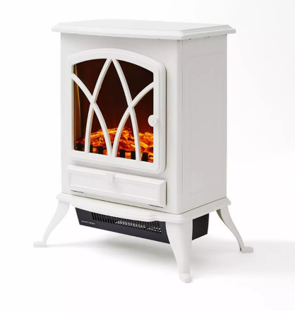 The Tower Electric Fire Stove in White