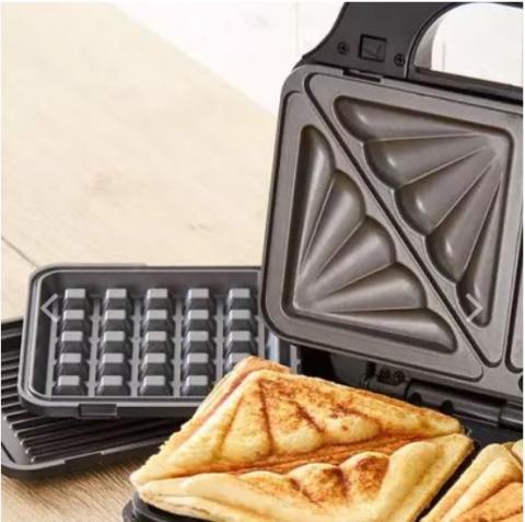 Tower Sandwich Maker open with a toastie 