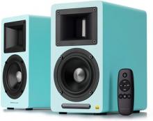 INTRODUCING THE NEW ELECTRIC BLUE AIRPULSE A80 ACTIVE SPEAKERS