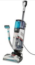 Blue and grey hoover with handheld attachment for spot cleaning 