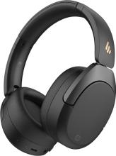 dark grey headphones on a white background 