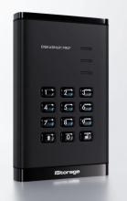 black device with pin number buttons on the front 