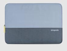 light blue and navy laptop case 