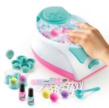 hand spa kit, with nail polish, nail file and bath bomb making accessories around the hand spa 