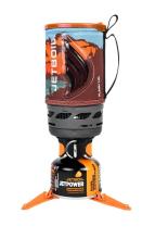 camping stove pot with mountain pattern across it